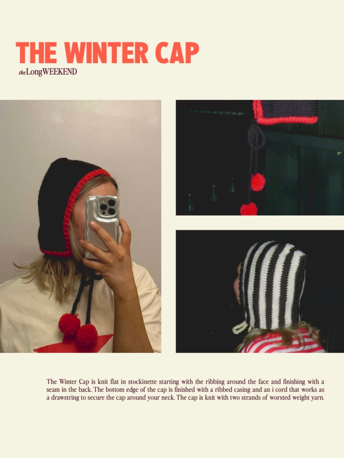The Winter Cap Knitting Pattern