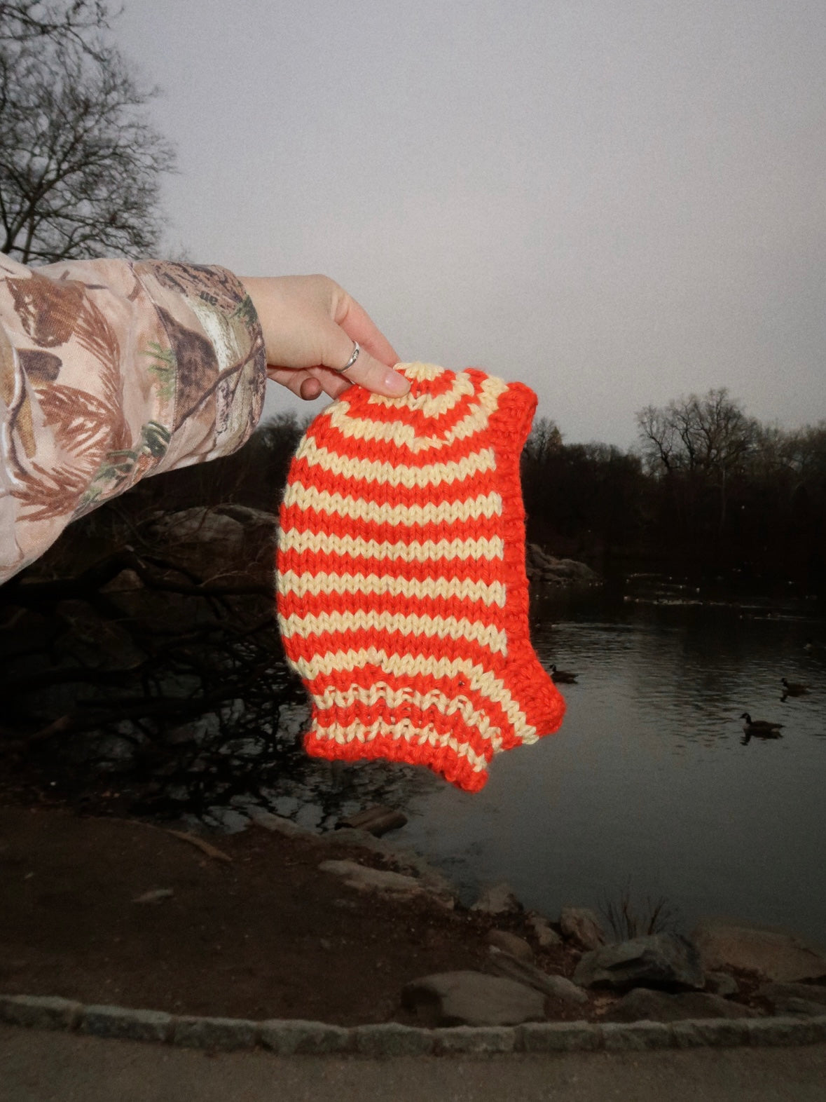 The Wee-kend Hood Knitting Pattern (for tiny heads!)