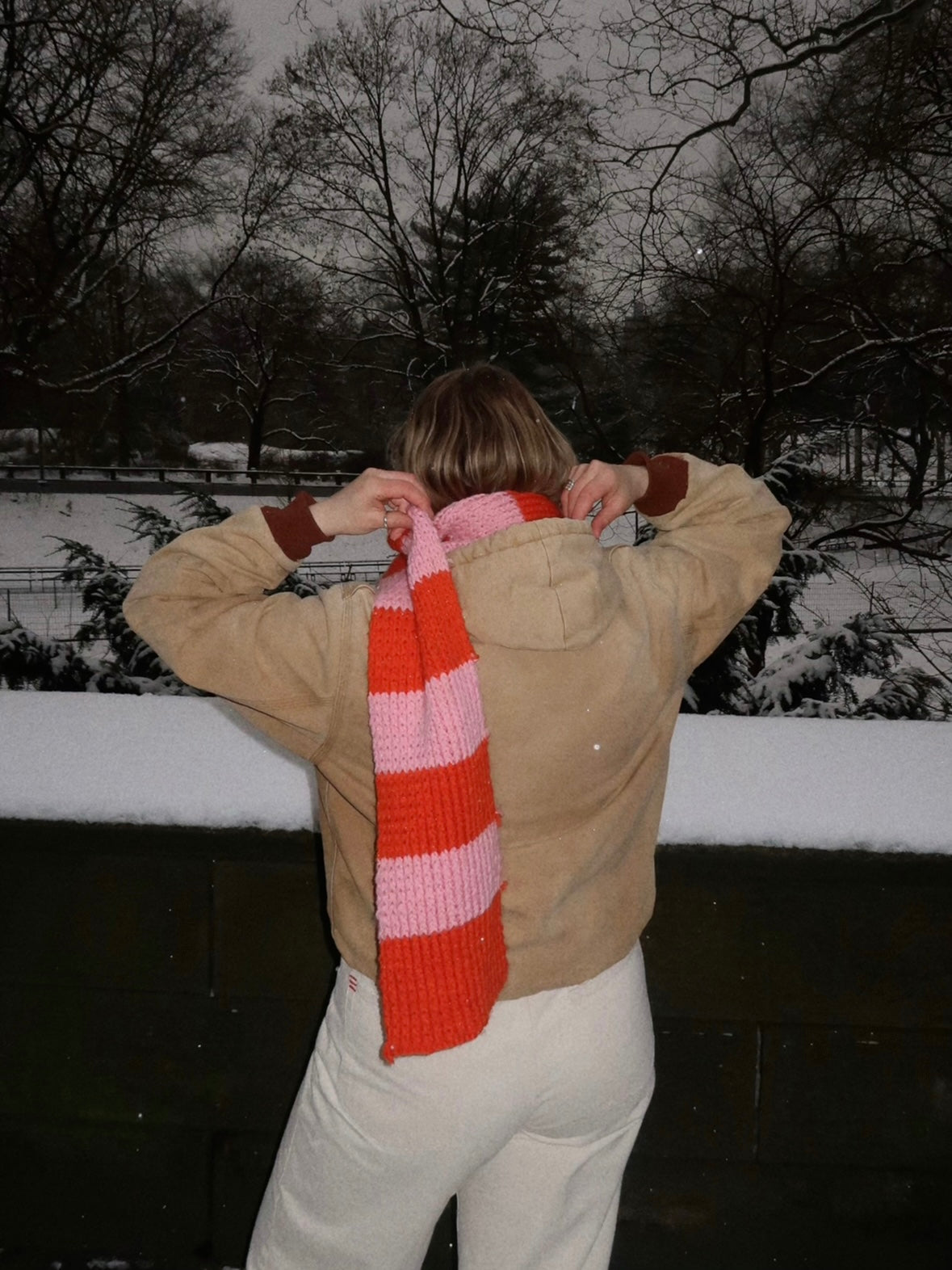 The Winter Scarf Knitting Pattern (FREE)