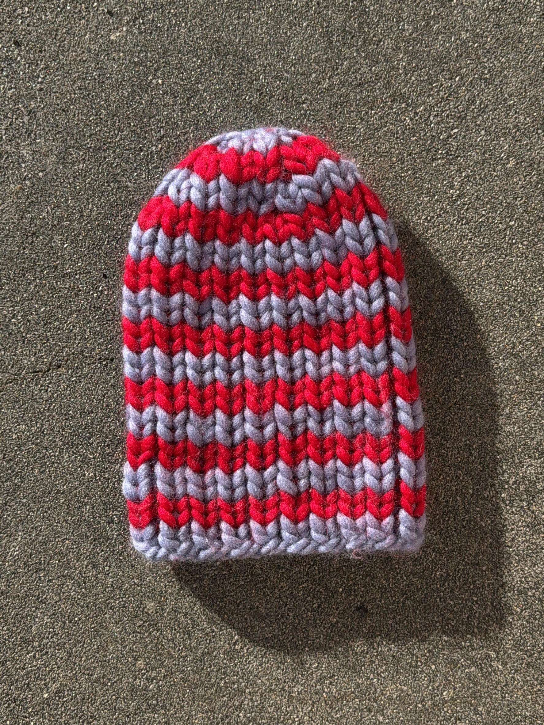 weekend beanie rugby stripe