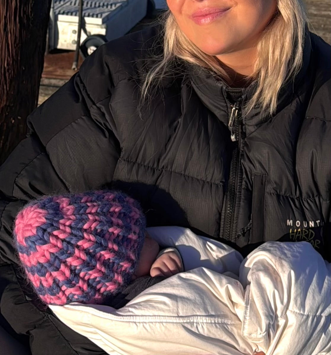 weekend beanie cotton candy