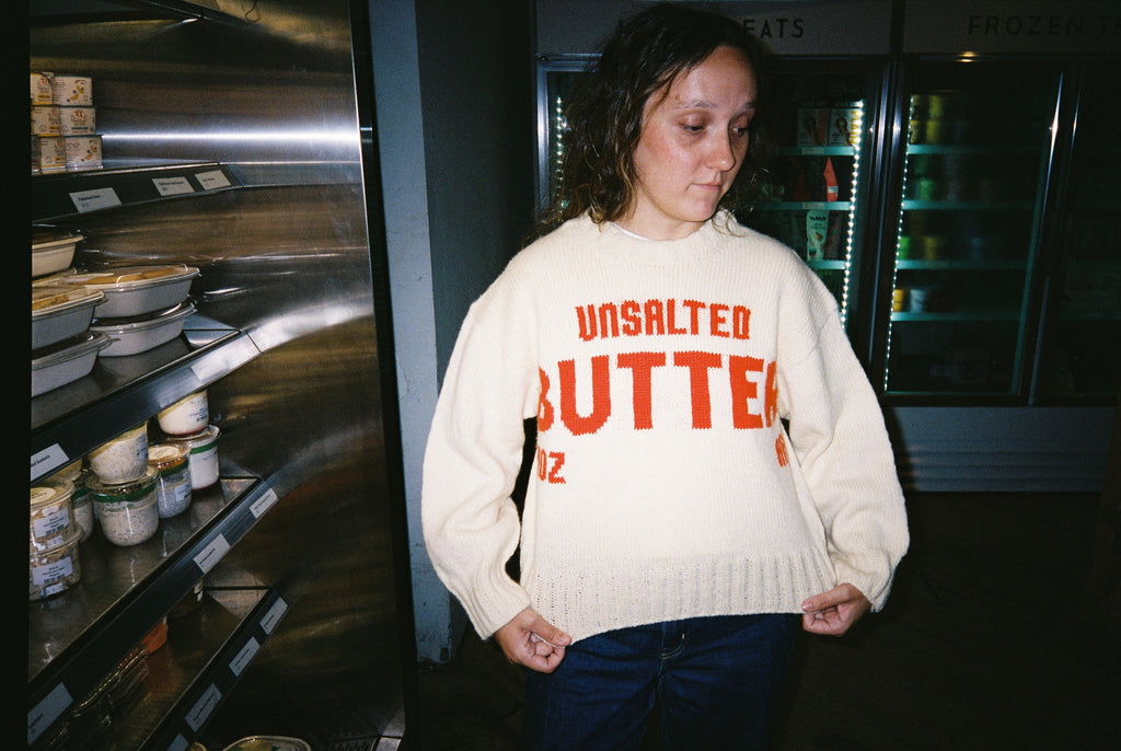 BIG STICK OF BUTTER SWEATER knitting pattern