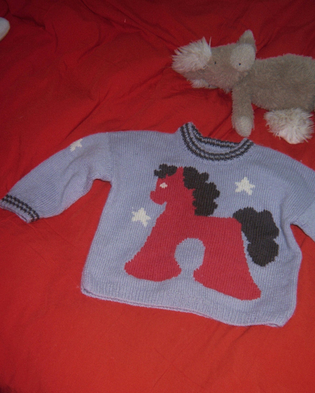 PONY UP SWEATER knitting pattern
