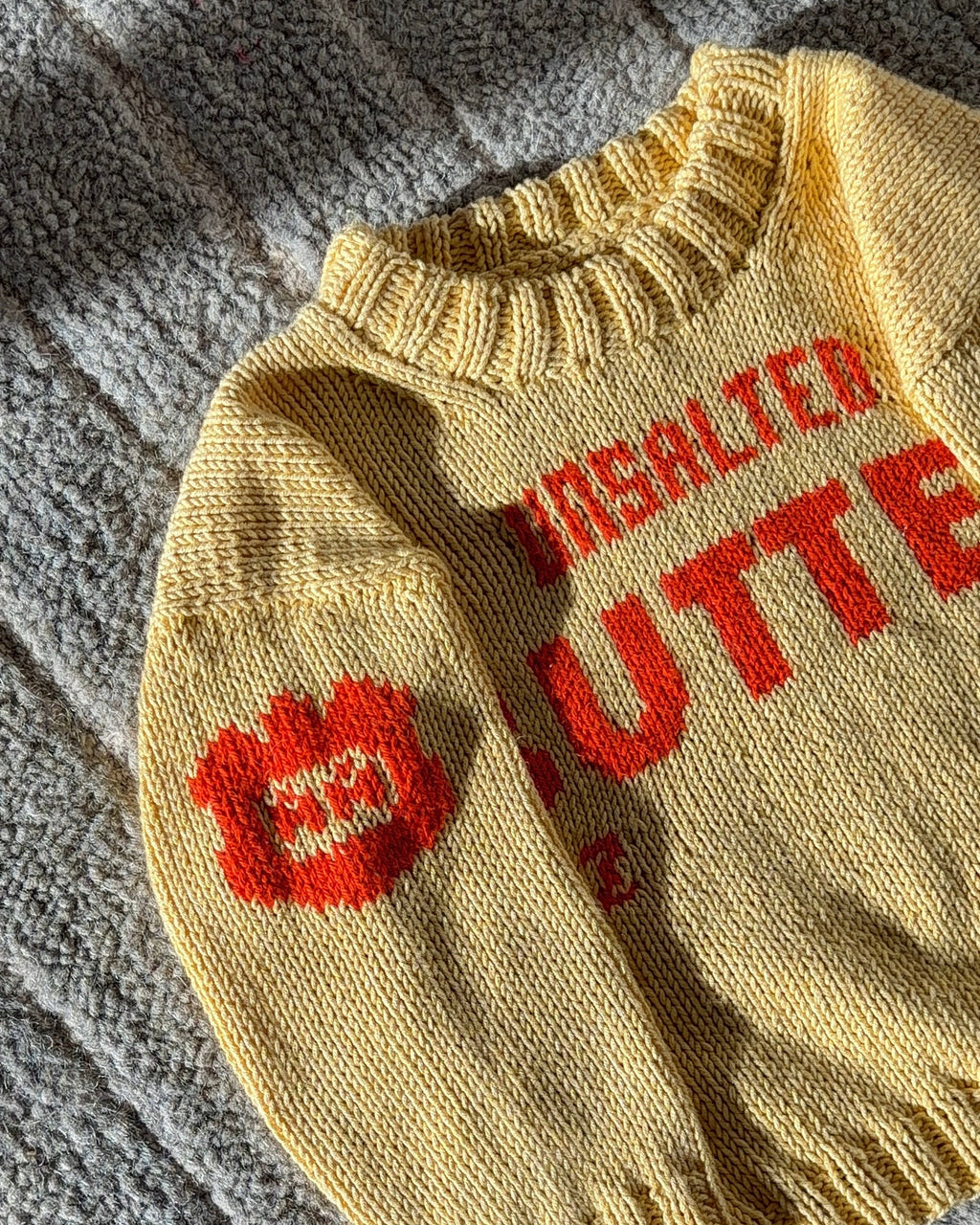 STICK OF BUTTER SWEATER knitting pattern