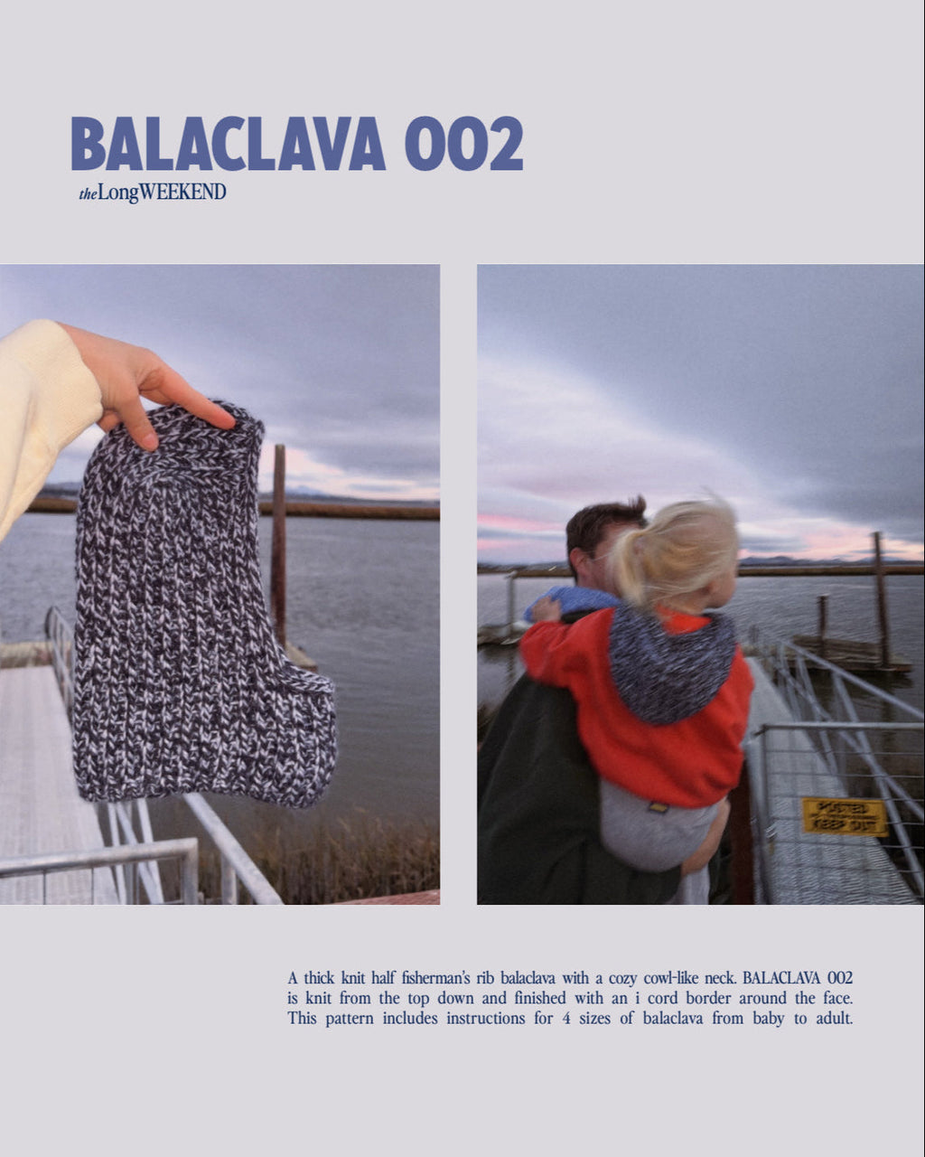 BALACLAVA 002 Knitting Pattern (FREE)
